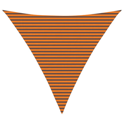 vidaXL Sun Shade Sail Orange and Brown 6 x 6 x 6 m
