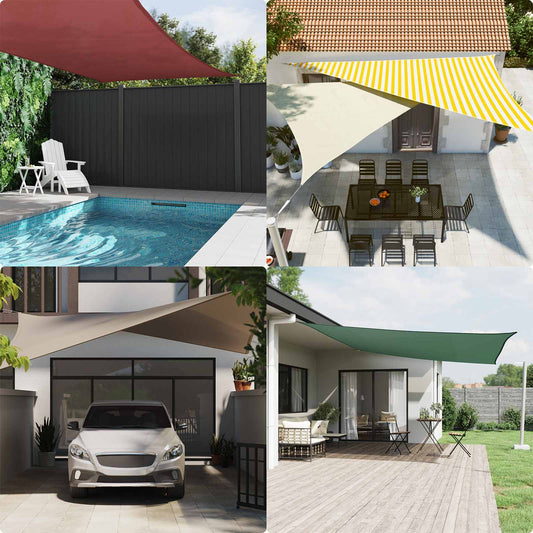 vidaXL Sun Shade Sail 3 x 3 x 4.24 m 100% Polyester Oxford Triangular