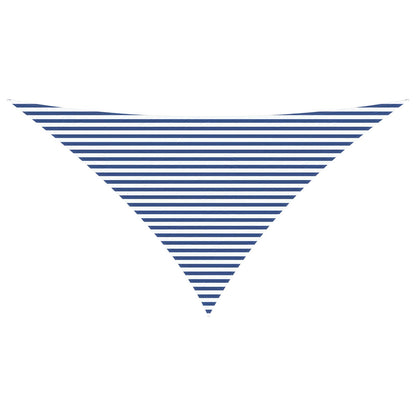vidaXL Sun Shade Sail Blue and White 7 x 5 x 5 m 100% Polyester Oxford