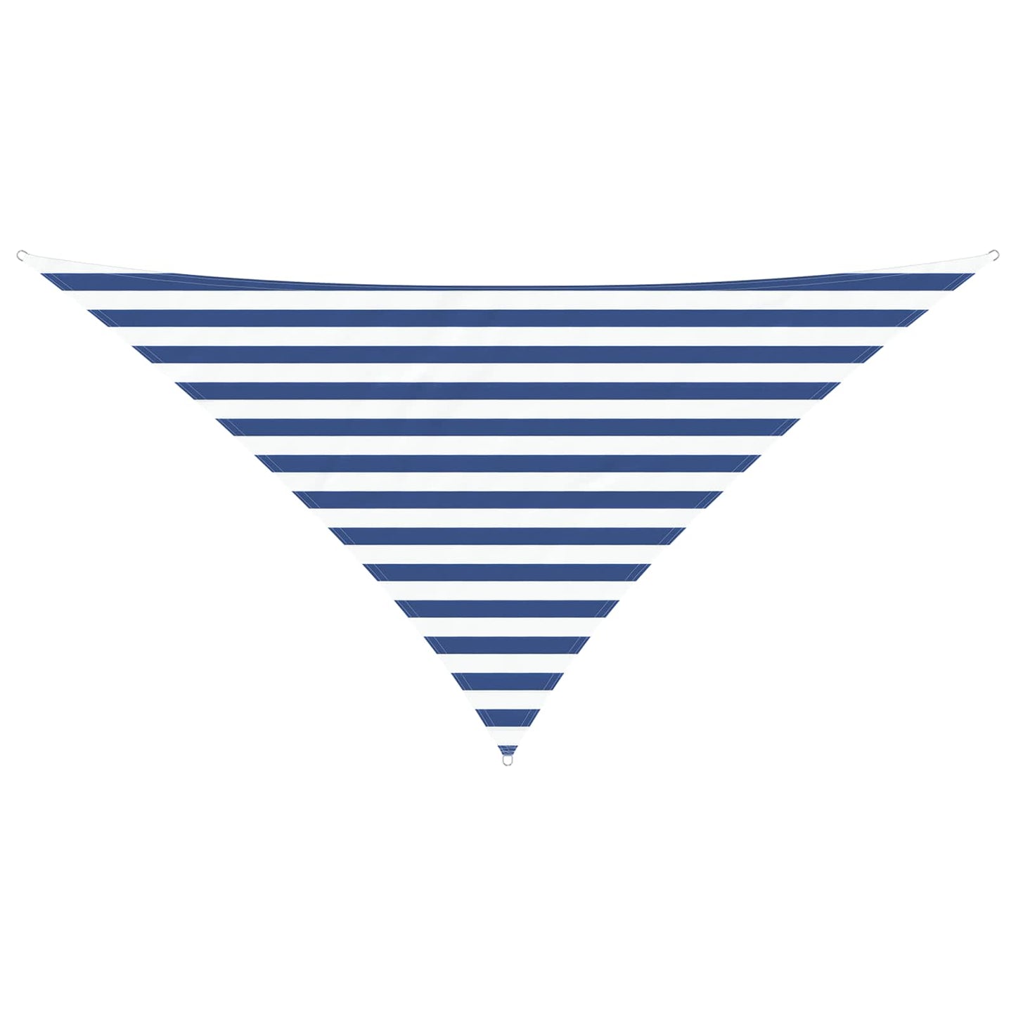 vidaXL Sun Shade Sail Blue and White 2.5 x 2.5 x 3.5 m