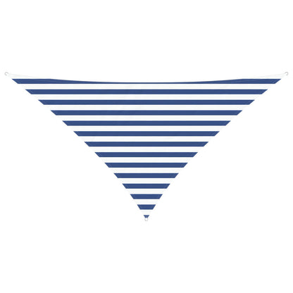 vidaXL Sun Shade Sail Blue and White 2.5 x 2.5 x 3.5 m