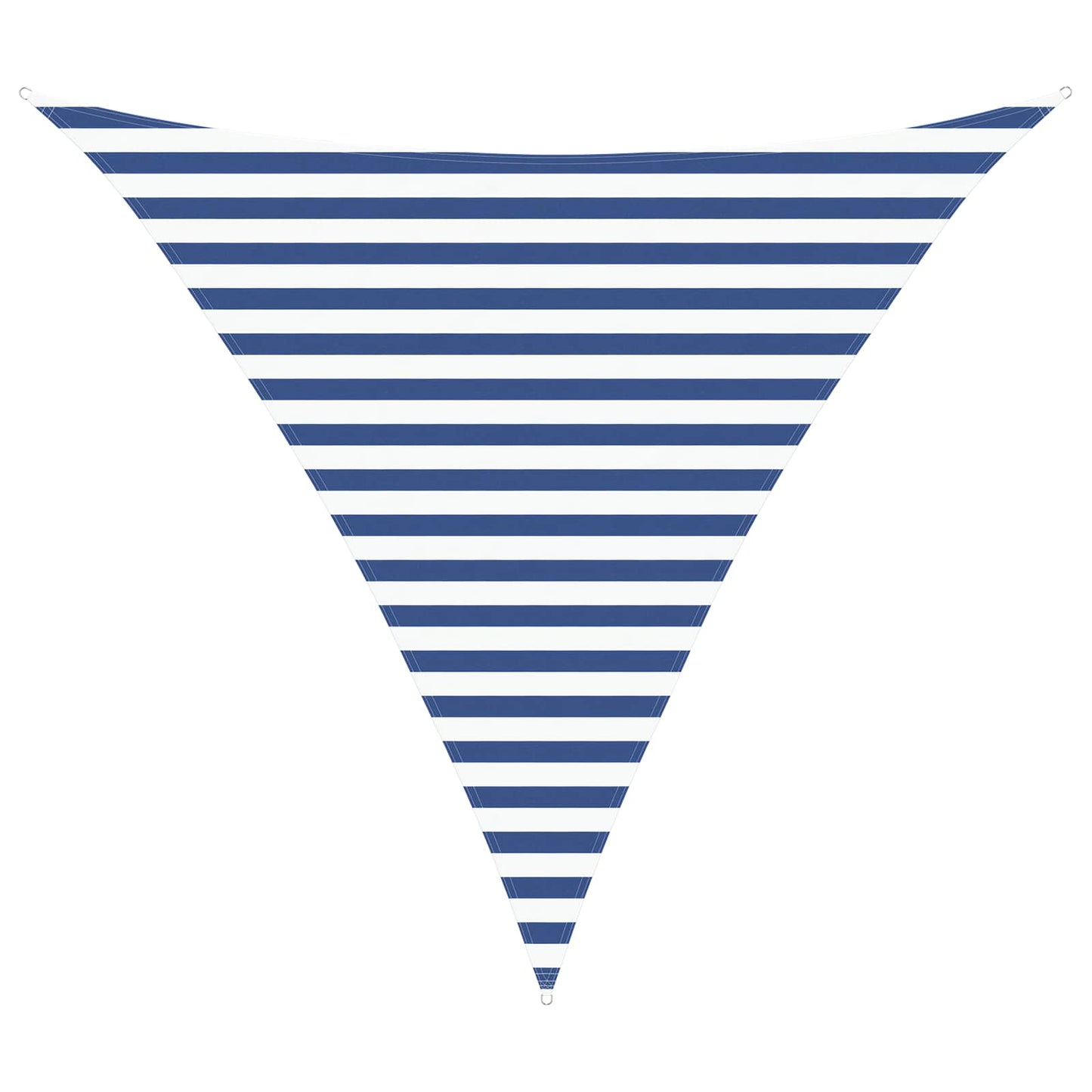 vidaXL Sun Shade Sail Blue and White 3 x 3 x 3 m 100% Polyester Oxford