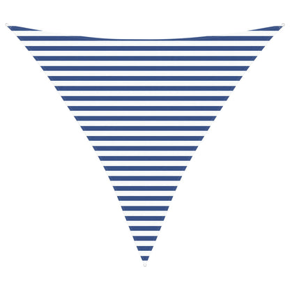 vidaXL Sun Shade Sail Blue and White 3.6 x 3.6 x 3.6 m