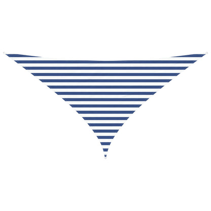 vidaXL Sun Shade Sail Blue and White 3 x 3 x 4.24 m