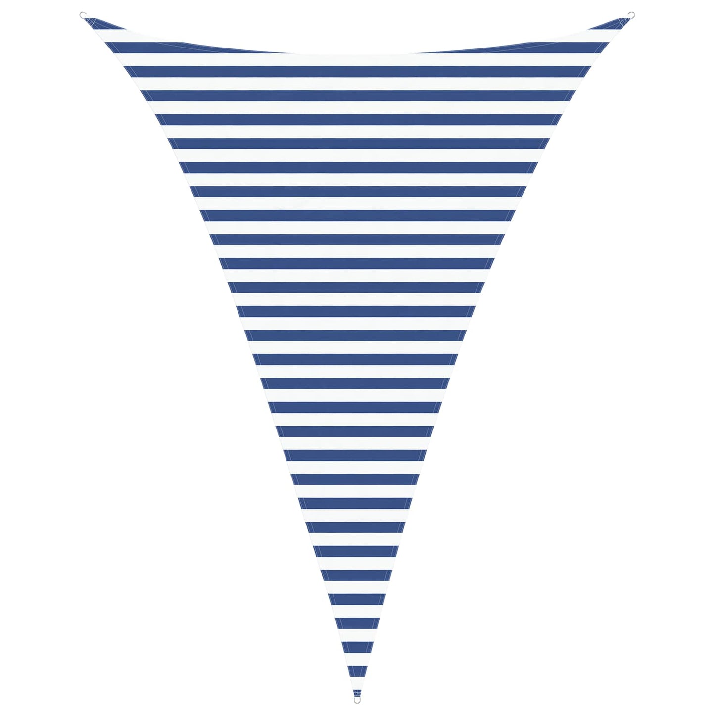 vidaXL Sun Shade Sail Blue and White 3 x 4 x 4 m 100% Polyester Oxford