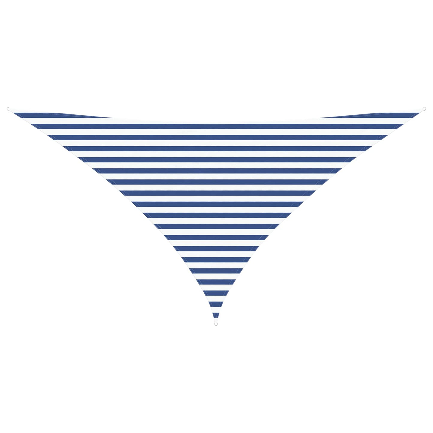 vidaXL Sun Shade Sail Blue and White 3.5 x 3.5 x 4.9 m