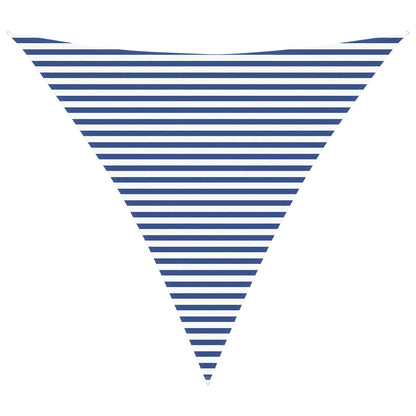 vidaXL Sun Shade Sail Blue and White 4.5 x 4.5 x 4.5 m