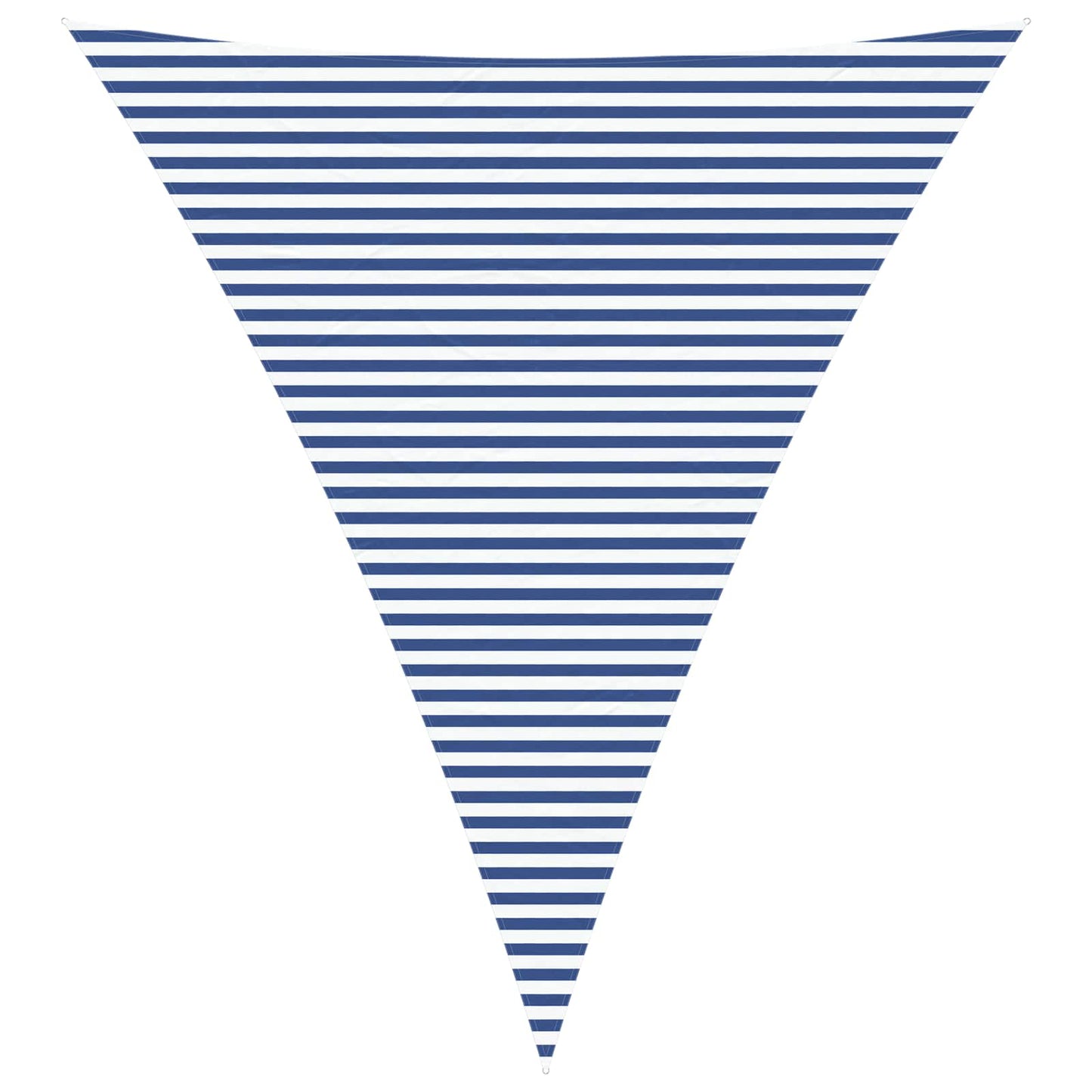 vidaXL Sun Shade Sail Blue and White 5 x 6 x 6 m 100% Polyester Oxford