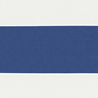 vidaXL Sun Shade Sail Blue and White 5 x 6 x 6 m 100% Polyester Oxford
