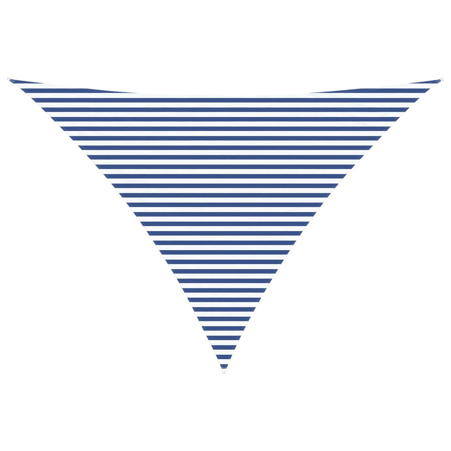 vidaXL Sun Shade Sail Blue and White 5 x 5 x 6 m 100% Polyester Oxford