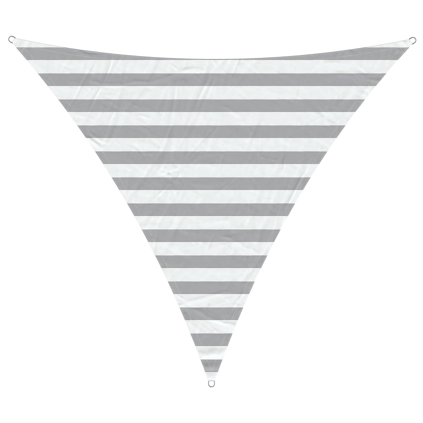 vidaXL Sun Shade Sail Light Grey and White 2 x 2 x 2 m