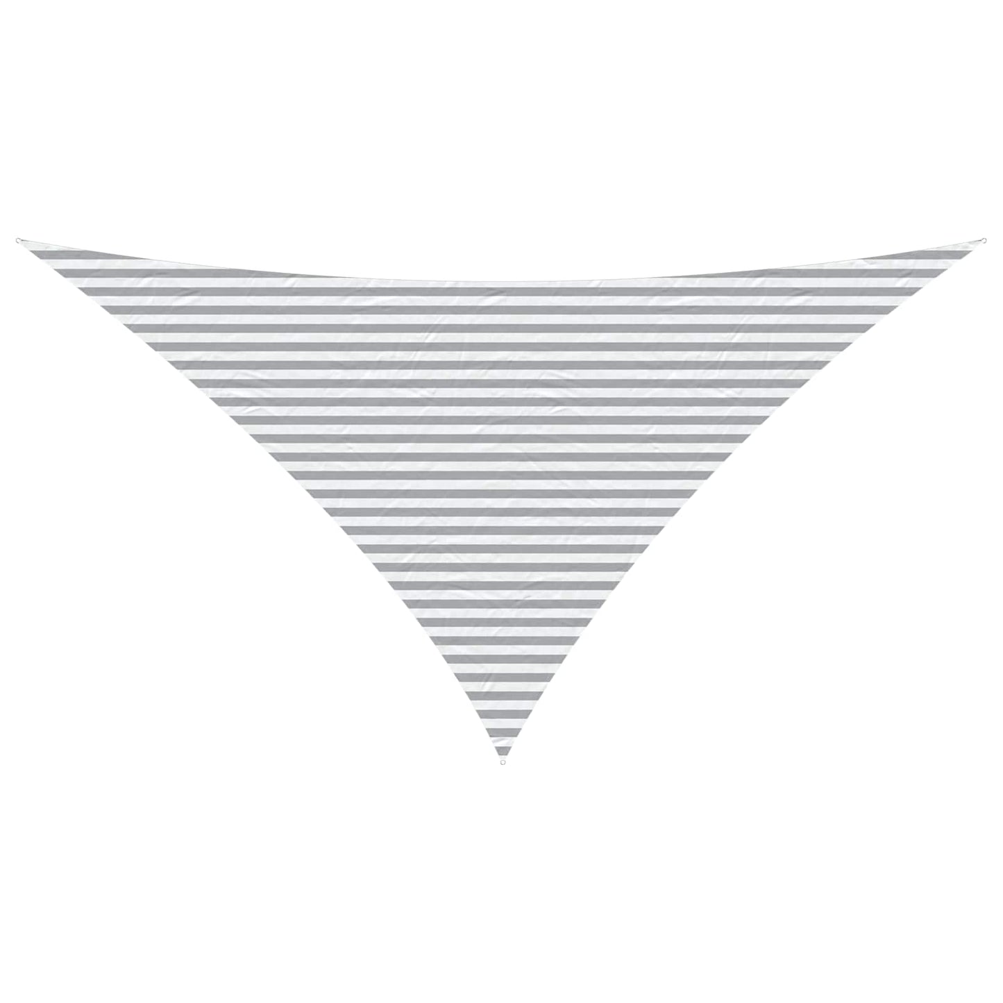 vidaXL Sun Shade Sail Light Grey and White 7 x 5 x 5 m