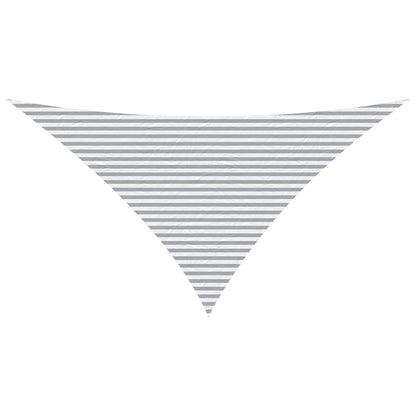 vidaXL Sun Shade Sail Light Grey and White 7 x 5 x 5 m