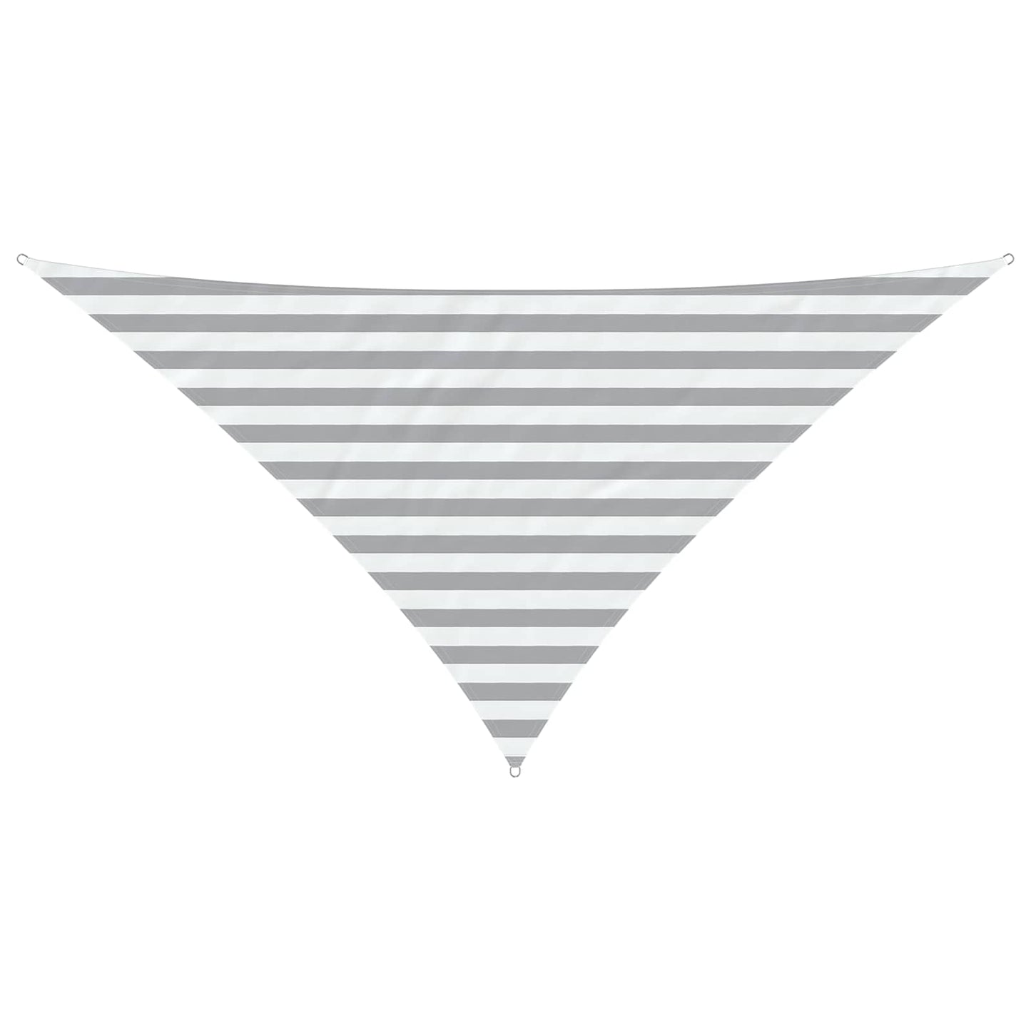 vidaXL Sun Shade Sail Light Grey and White 2.5 x 2.5 x 3.5 m
