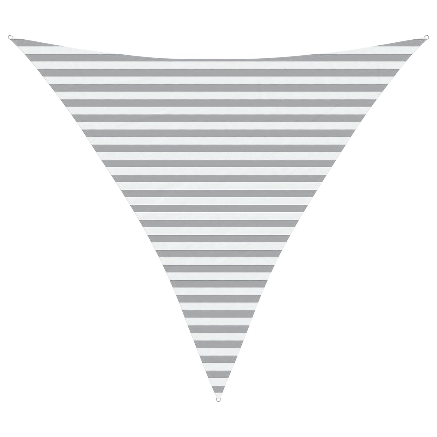 vidaXL Sun Shade Sail Light Grey and White 3.6 x 3.6 x 3.6 m