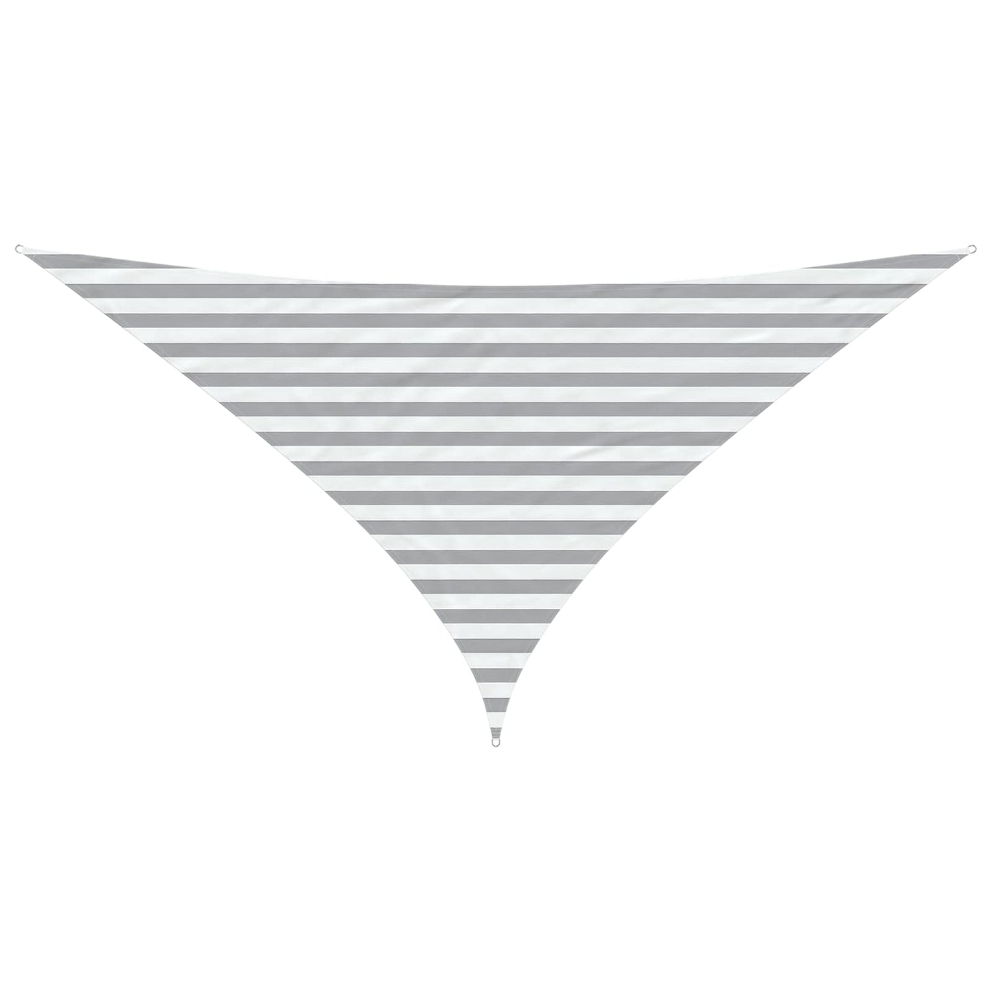 vidaXL Sun Shade Sail Light Grey and White 3 x 3 x 4.24 m