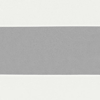 vidaXL Sun Shade Sail Light Grey and White 4 x 5 x 5 m