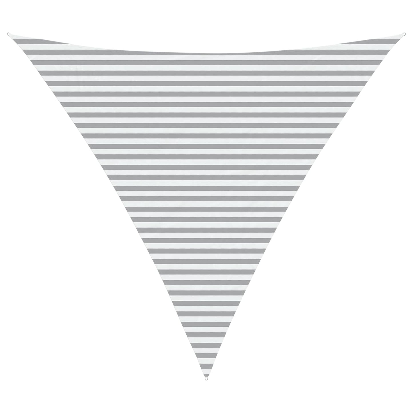 vidaXL Sun Shade Sail Light Grey and White 5 x 5 x 5 m