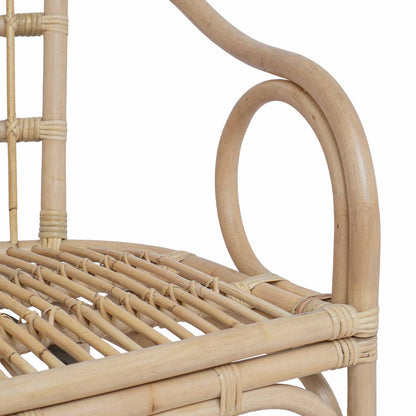 vidaXL Stacking Chair Natural 58 x 60 x 81 cm Rattan