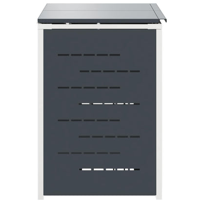 vidaXL Wheelie Bin Storage Stainless Steel Anthracite