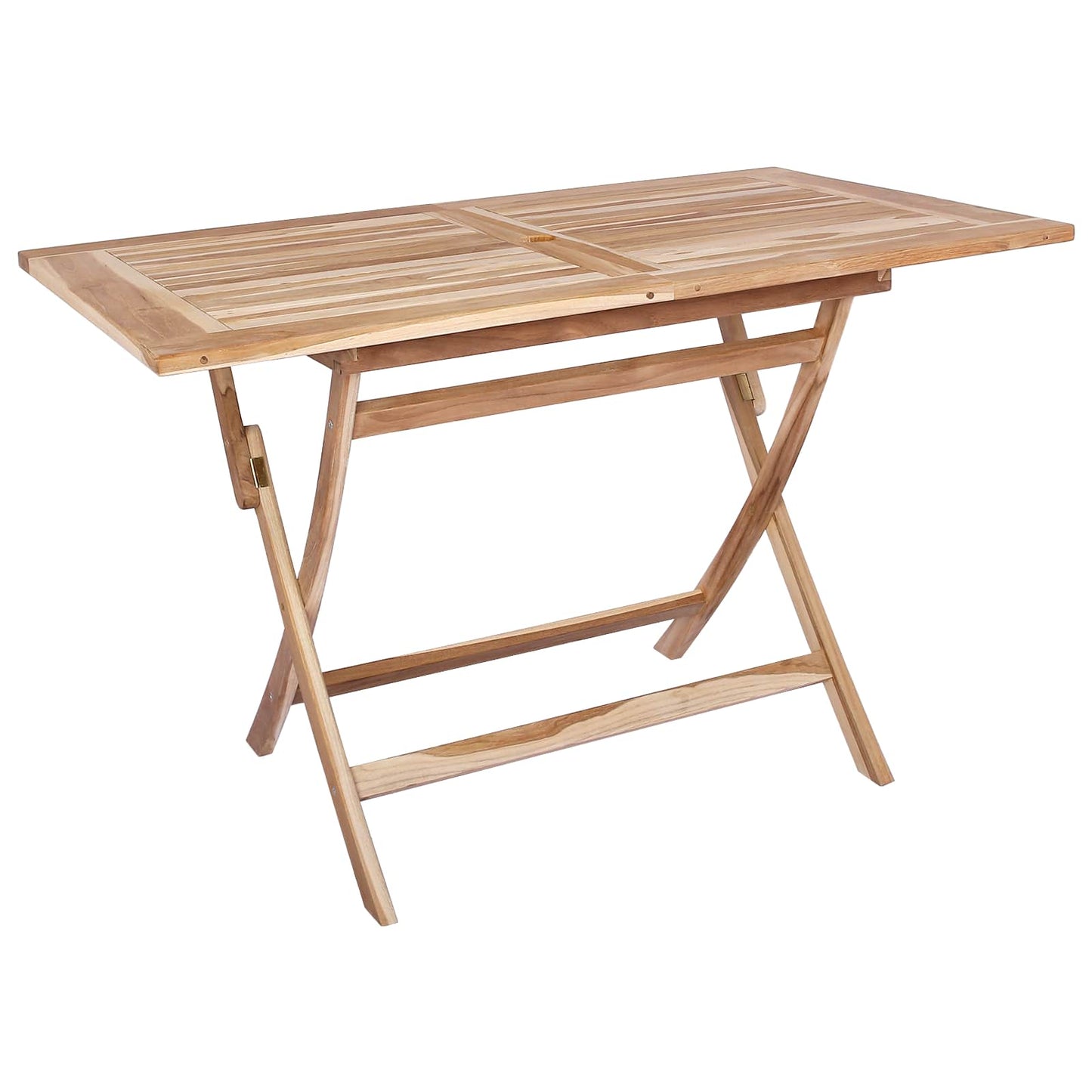 vidaXL Garden Furniture Set 5 pcs Natural Solid Teak Wood