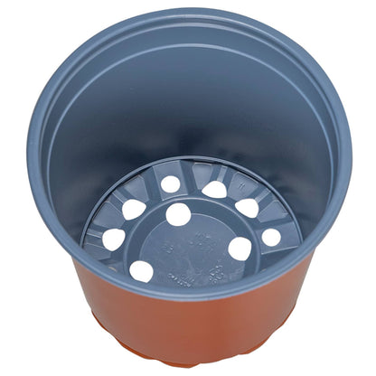 vidaXL Flower Pot 50 pcs Terracotta Ø 15 x 13 cm Plastic
