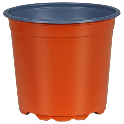vidaXL Flower Pot 100 pcs Terracotta Ø 15 x 13 cm Plastic