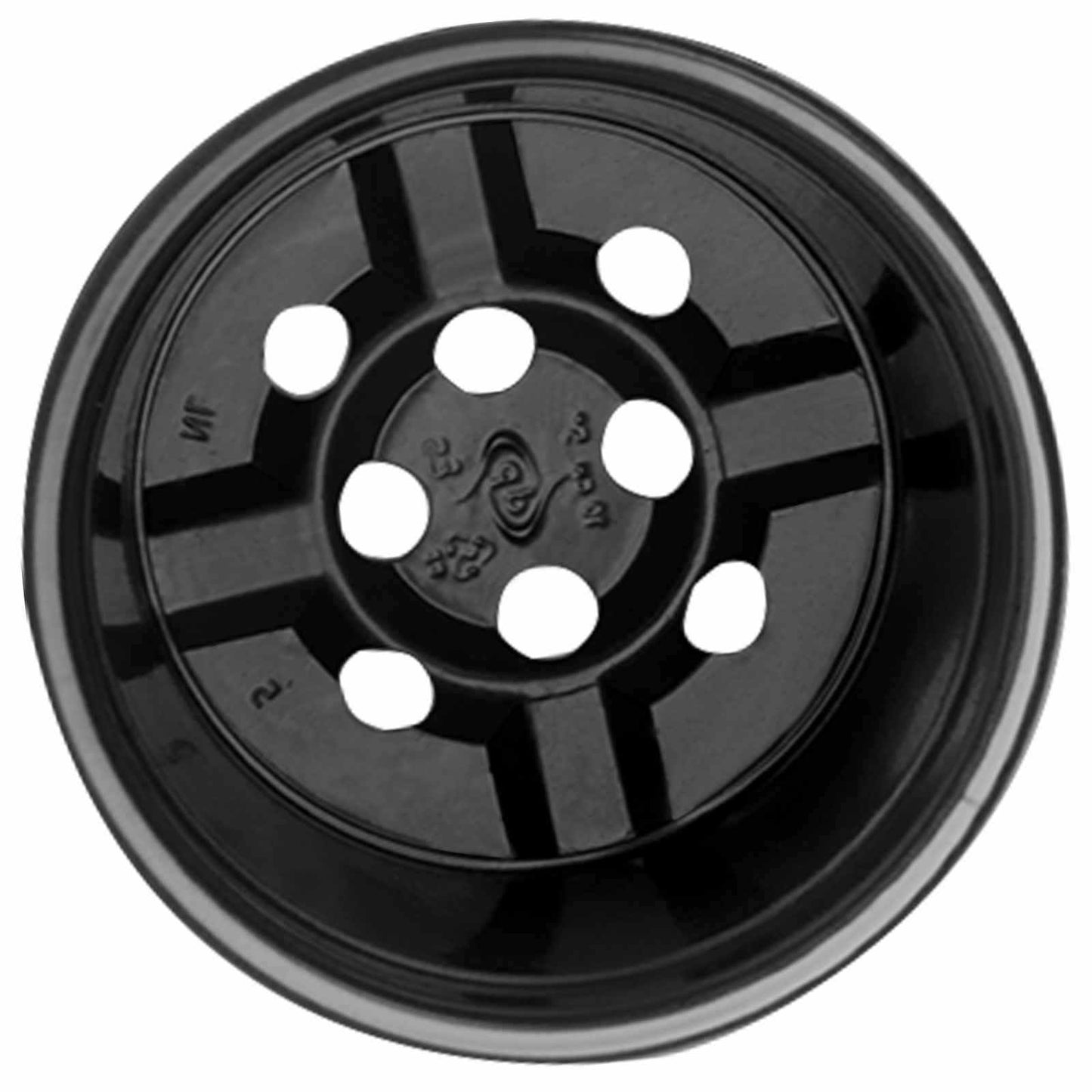 vidaXL Round Flower Pot 50 pcs Black Ø 10 x 8 cm Plastic