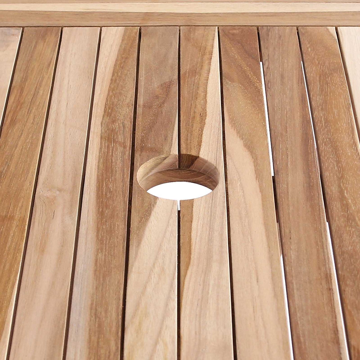 vidaXL Folding Garden Table Natural 160 x 80 x 76 cm Solid Teak Wood