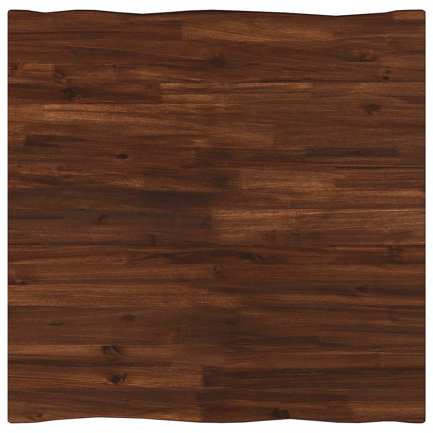 vidaXL 60 x 55 x 75 cm Solid Acacia Wood Dark Brown and White