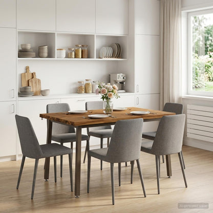 vidaXL 90 x 55 x 75 cm Solid Acacia Wood Natural and Coffee