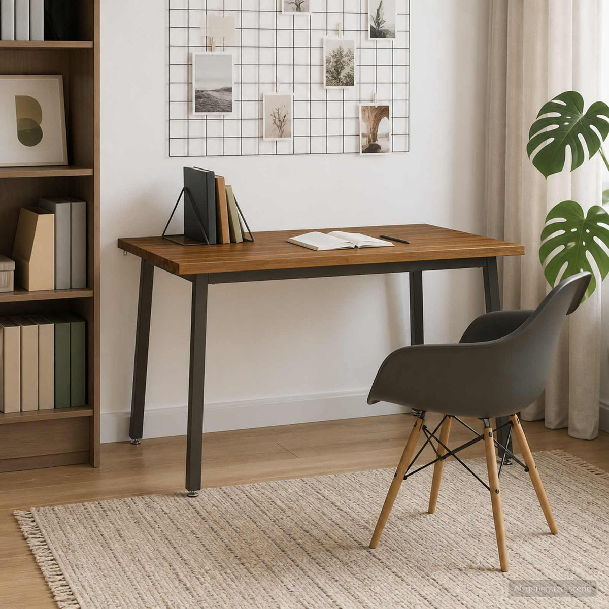 vidaXL 110 x 55 x 75 cm Solid Acacia Wood Natural and Coffee