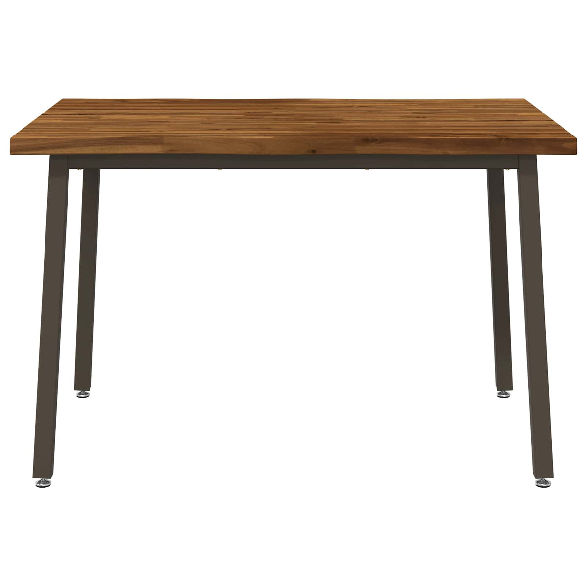 vidaXL 90 x 55 x 75 cm Solid Acacia Wood Natural and Coffee