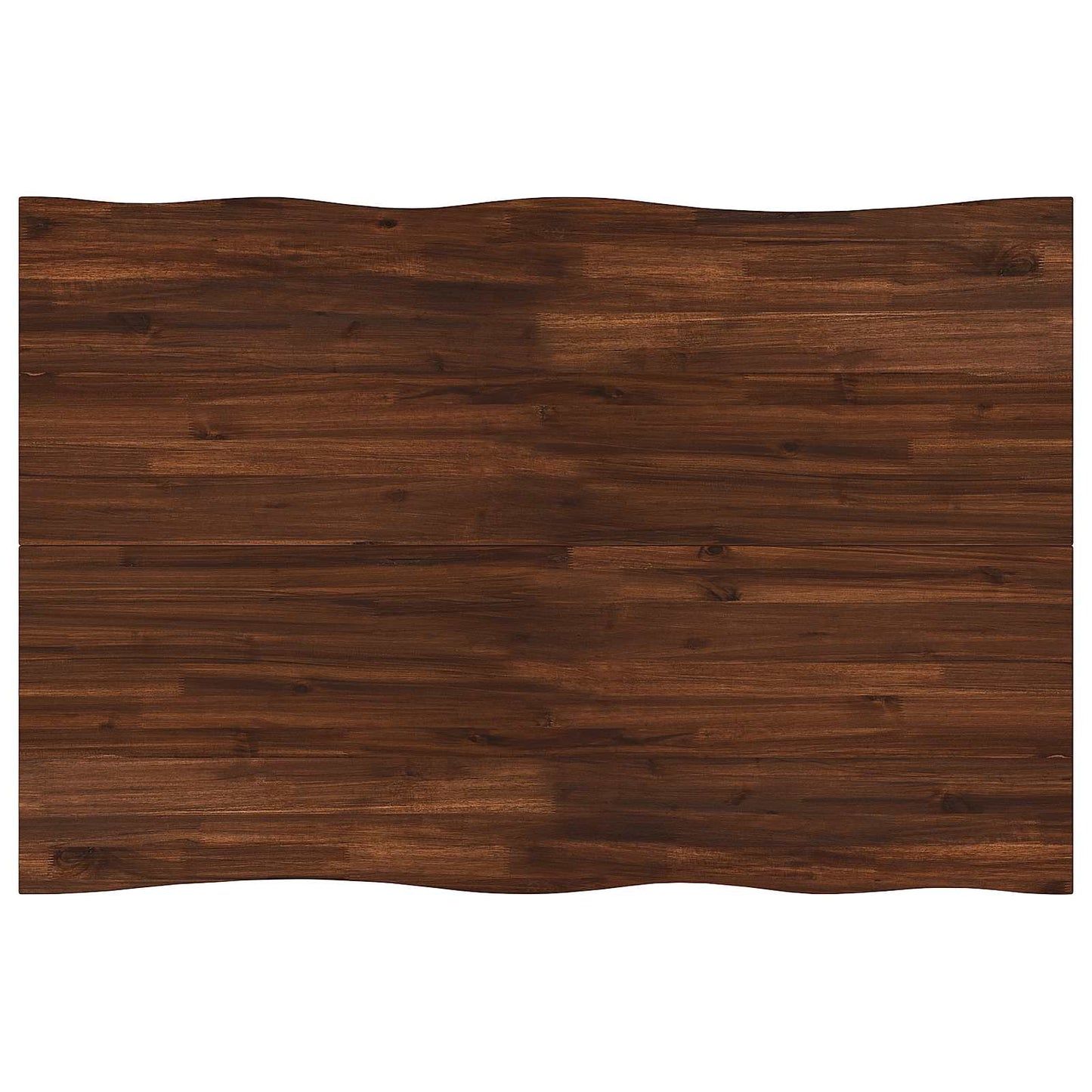 vidaXL 120 x 70 x 75 cm Solid Acacia Wood Dark Brown and Black
