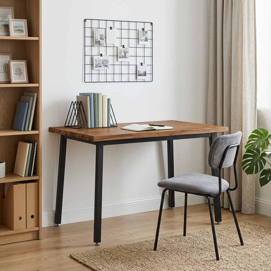 vidaXL 120 x 70 x 75 cm Solid Acacia Wood Natural and Black
