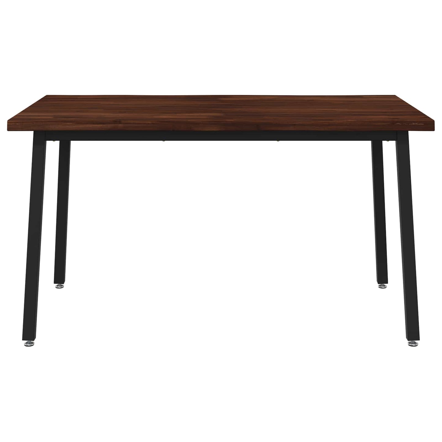 vidaXL 120 x 90 x 75 cm Solid Acacia Wood Dark Brown and Black