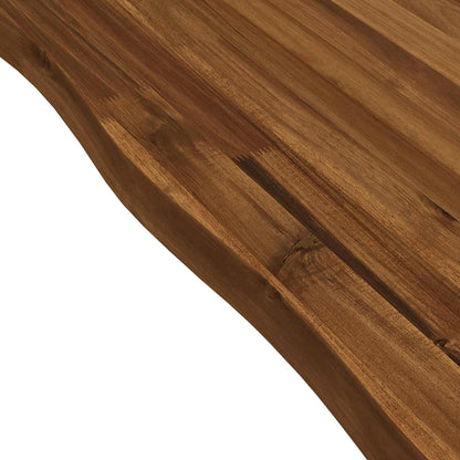 vidaXL 120 x 90 x 75 cm Solid Acacia Wood Natural and Black