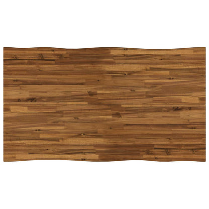 vidaXL 120 x 90 x 75 cm Solid Acacia Wood Natural and Black