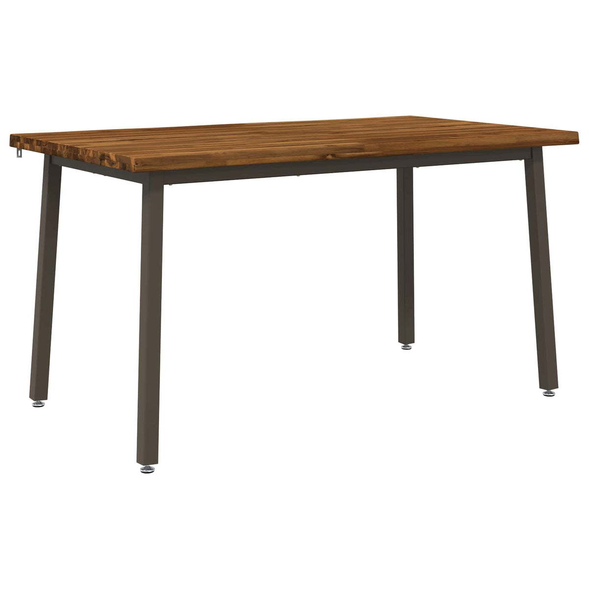 vidaXL 120 x 90 x 75 cm Solid Acacia Wood Natural and Coffee