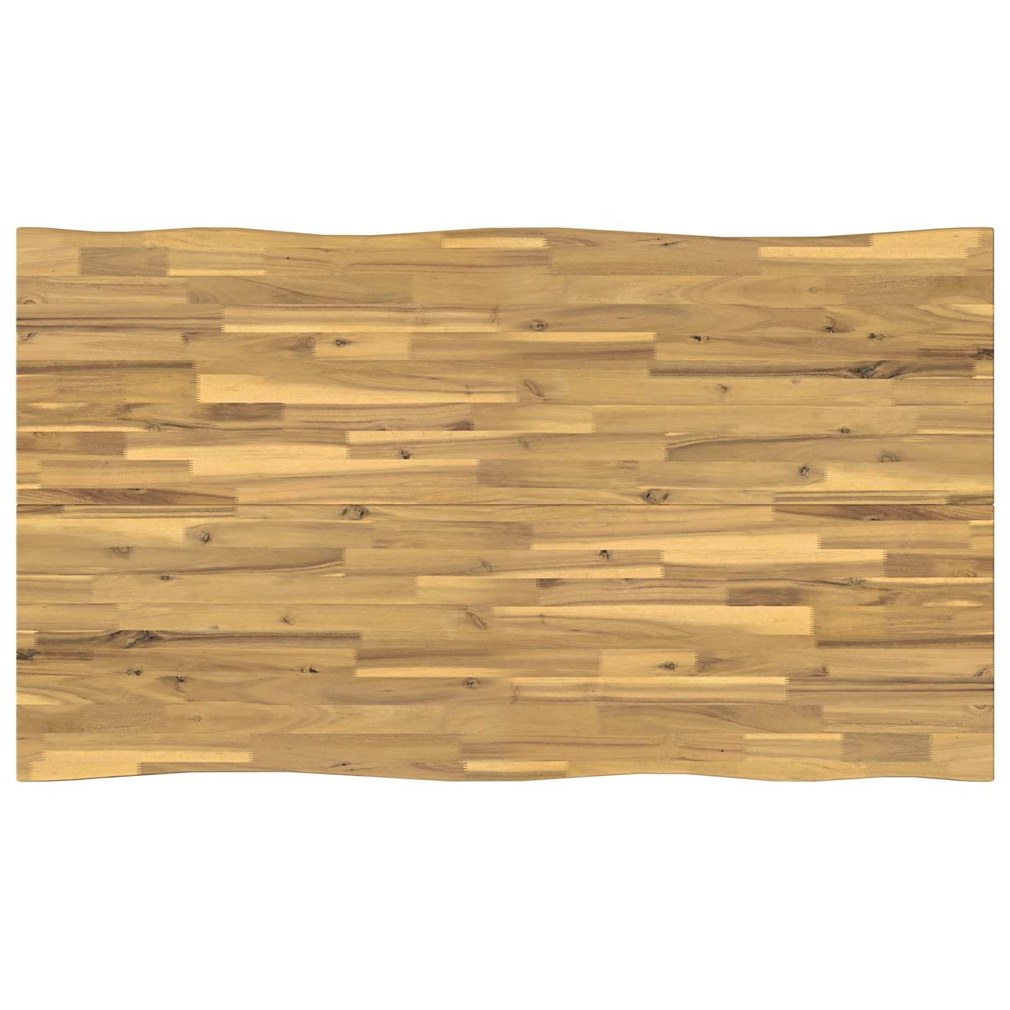 vidaXL 120 x 90 x 75 cm Solid Acacia Wood White and Black Rectangular