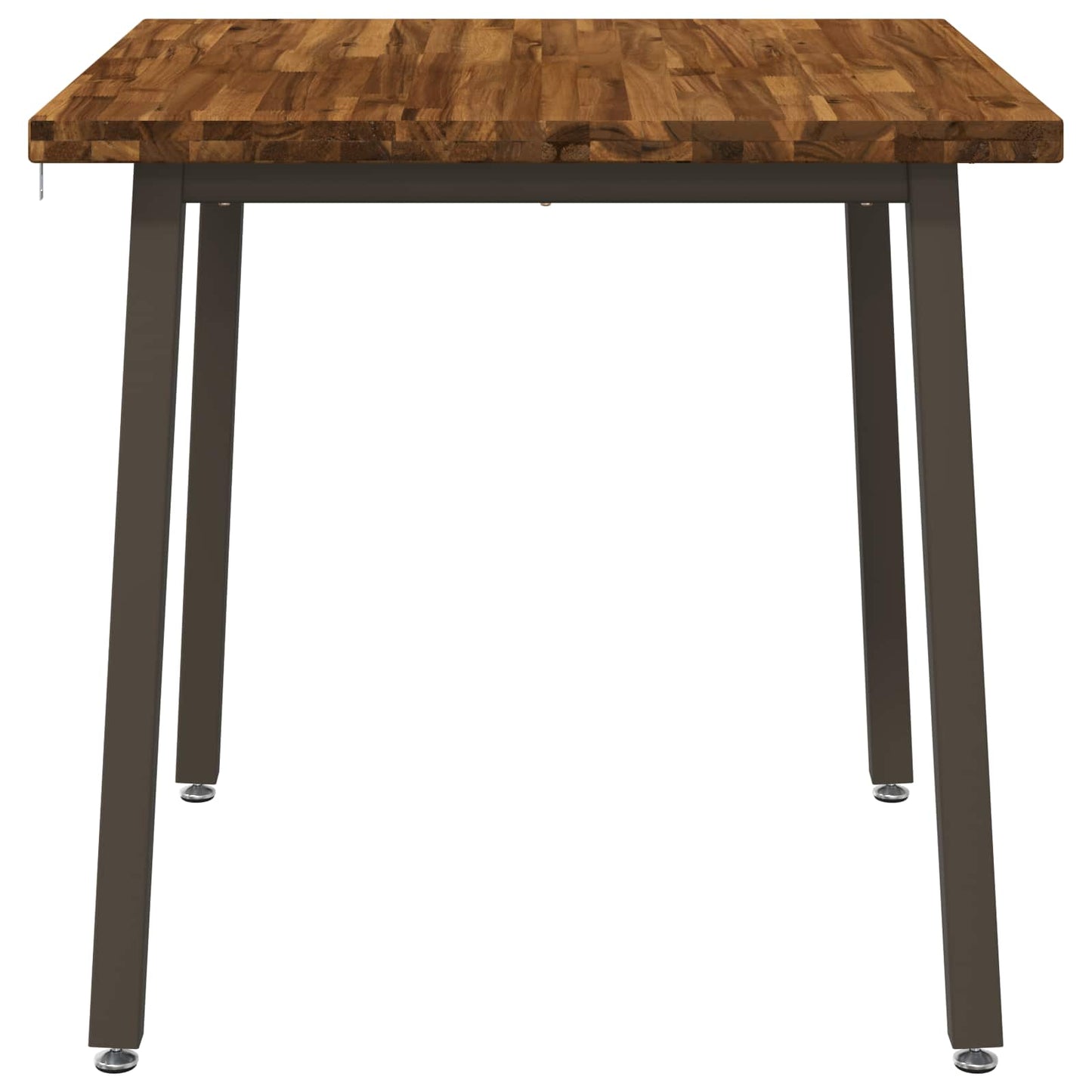 vidaXL 60 x 55 x 75 cm Solid Acacia Wood Natural and Coffee