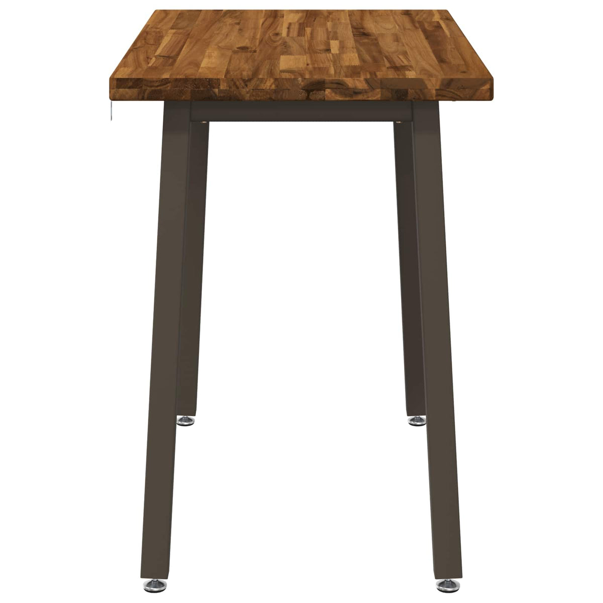 vidaXL 90 x 55 x 75 cm Solid Acacia Wood Natural and Coffee