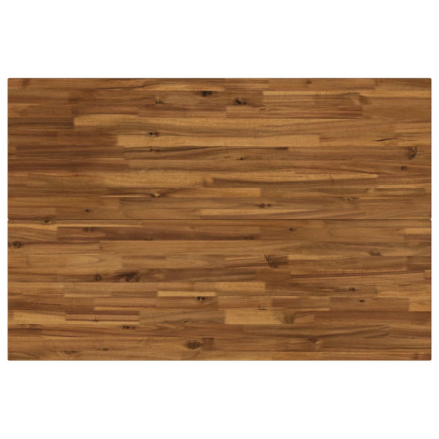 vidaXL 120 x 70 x 75 cm Solid Acacia Wood Natural and Black