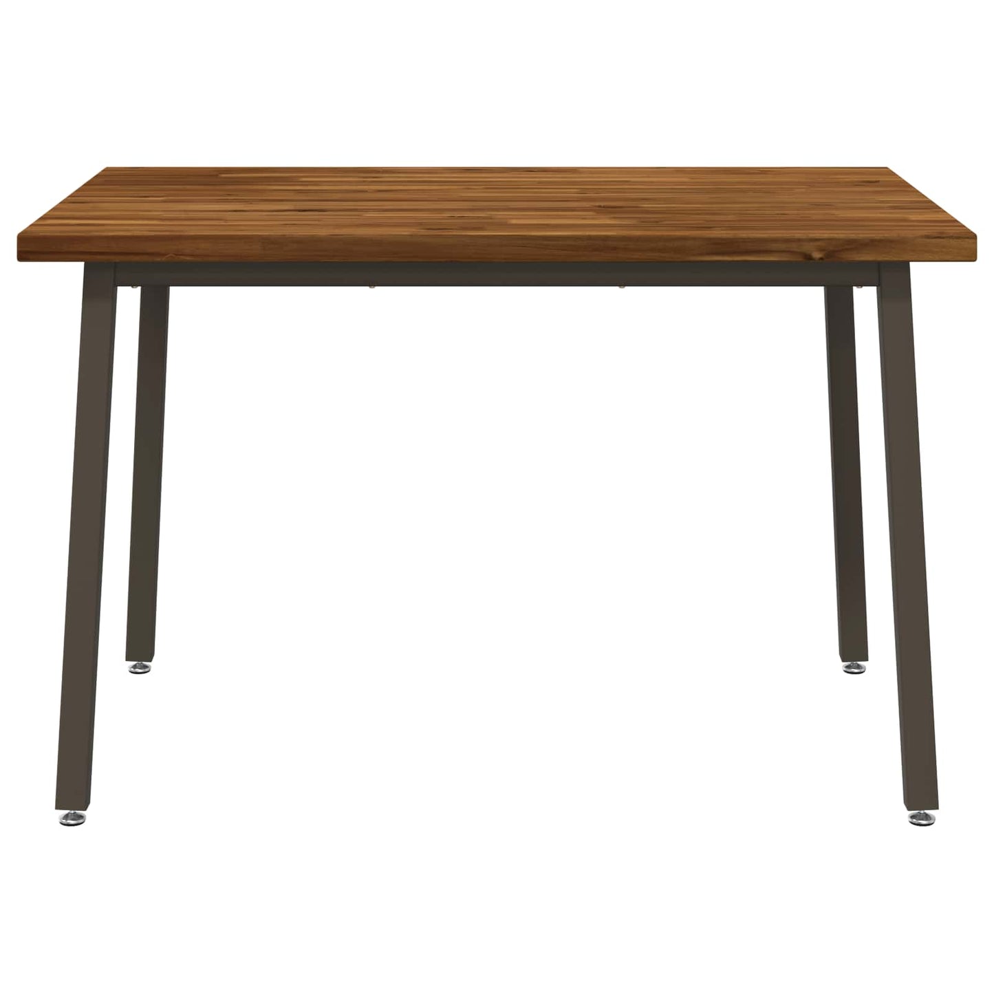 vidaXL 120 x 70 x 75 cm Solid Acacia Wood Natural and Coffee