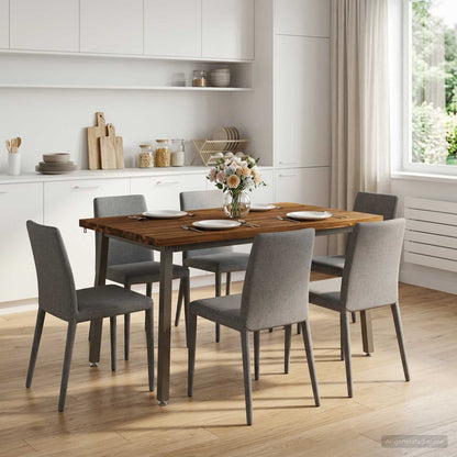vidaXL 120 x 70 x 75 cm Solid Acacia Wood Natural and Coffee