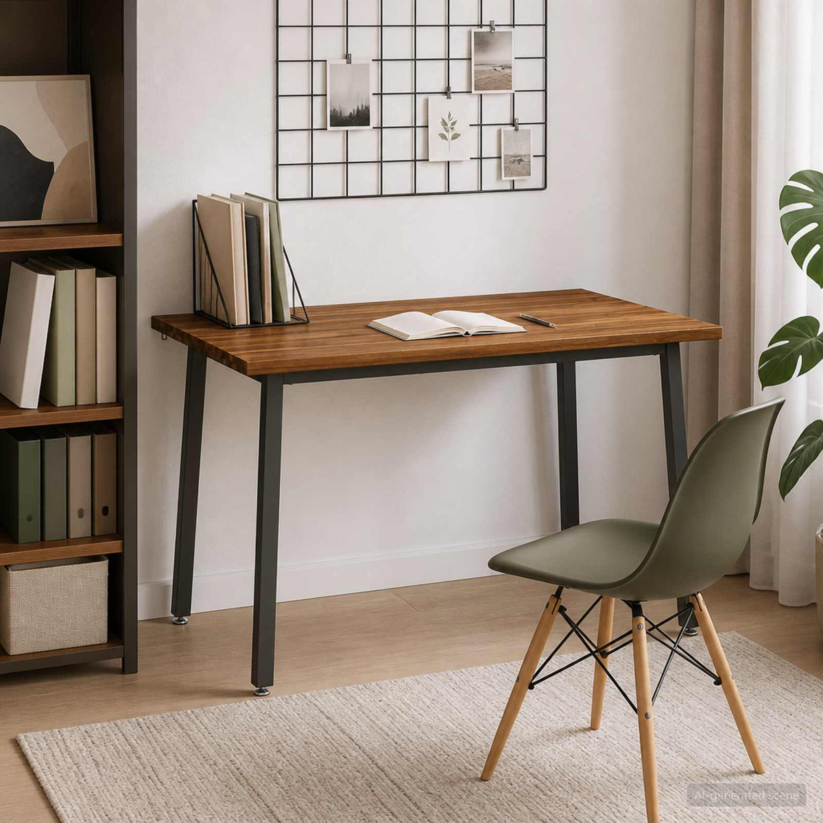 vidaXL 120 x 70 x 75 cm Solid Acacia Wood Natural and Coffee