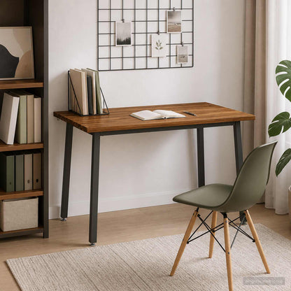 vidaXL 120 x 70 x 75 cm Solid Acacia Wood Natural and Coffee
