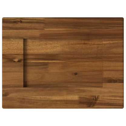 vidaXL Rectangular Table Top 40 x 20 x 3.5 cm Rectangular Natural