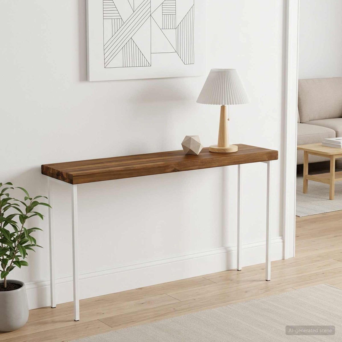 vidaXL Rectangular Table Top 80 x 20 x 3.5 cm Rectangular Natural
