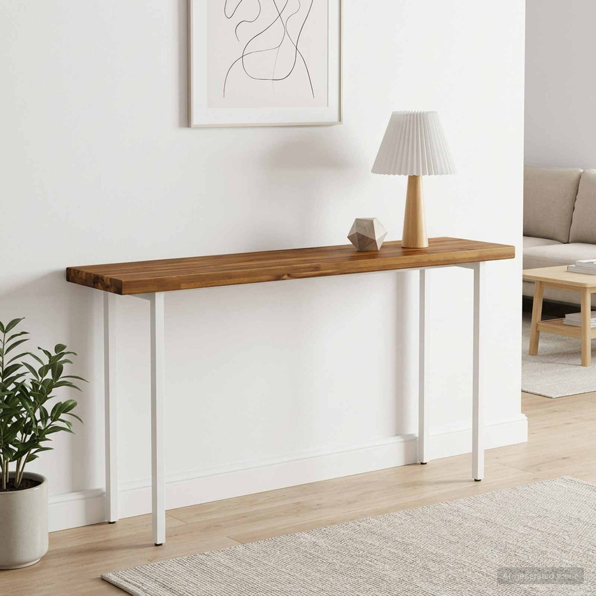 vidaXL Rectangular Table Top 130 x 30 x 3.5 cm Rectangular Natural